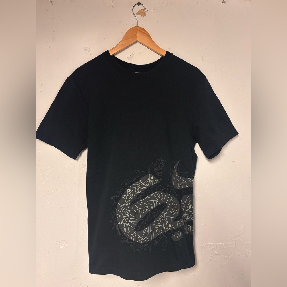 Y2K Nike 6.0 Men’s Medium Black Graphic T-shirt Activewear BMX